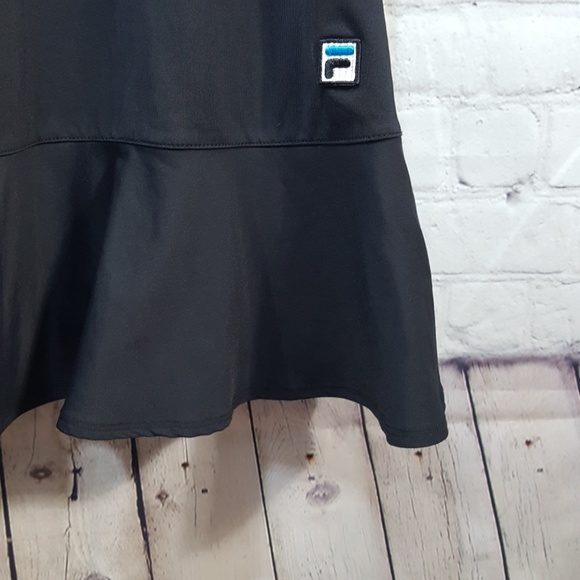 Fila tennis dress built in bra black small - Picture 3 of 7